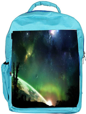 

Snoogg Eco Friendly Canvas Viewing Galaxy And Stars Designer Backpack Rucksack School Travel Unisex Casual Canvas Bag Bookbag Satchel 5 L Backpack(Blue)
