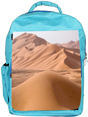 

Snoogg Eco Friendly Canvas Desert Sand Designer Backpack Rucksack School Travel Unisex Casual Canvas Bag Bookbag Satchel 5 L Backpack(Blue)