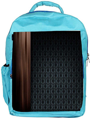 Snoogg Eco Friendly Canvas Abstract Wall Designer Backpack Rucksack School Travel Unisex Casual Canvas Bag Bookbag Satchel 5 L Backpack(Blue)