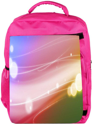 

Snoogg Eco Friendly Canvas Colorful Pattern Designer Backpack Rucksack School Travel Unisex Casual Canvas Bag Bookbag Satchel 5 L Backpack(Pink)