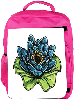 

Snoogg Eco Friendly Canvas Floral Vector Element Backpack Rucksack School Travel Unisex Casual Canvas Bag Bookbag Satchel 5 L Backpack(Pink)