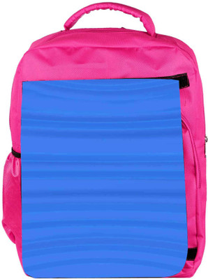 Snoogg Eco Friendly Canvas Layered Designs 2401 Backpack Rucksack School Travel Unisex Casual Canvas Bag Bookbag Satchel 5 L Backpack(Pink)