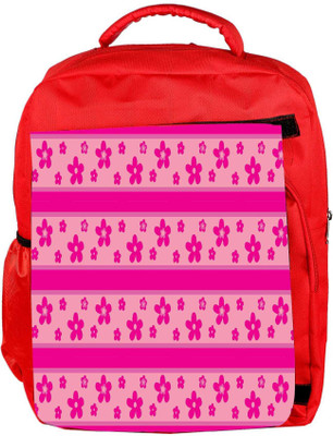 

Snoogg Eco Friendly Canvas Abstract Pink Wallpapers Designer Backpack Rucksack School Travel Unisex Casual Canvas Bag Bookbag Satchel 5 L Backpack(Red)