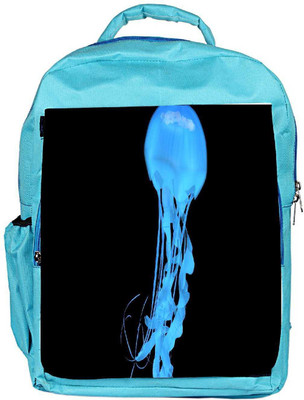 

Snoogg Eco Friendly Canvas Deep Sea Designer Backpack Rucksack School Travel Unisex Casual Canvas Bag Bookbag Satchel 5 L Backpack(Blue)