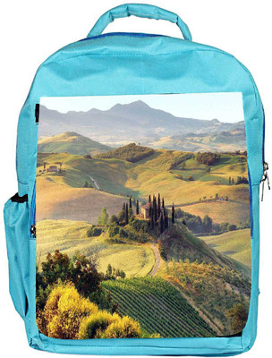 

Snoogg Eco Friendly Canvas Blue River View Designer Backpack Rucksack School Travel Unisex Casual Canvas Bag Bookbag Satchel 5 L Backpack(Blue)