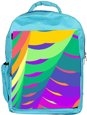 

Snoogg Eco Friendly Canvas Fractal Designer Backpack Rucksack School Travel Unisex Casual Canvas Bag Bookbag Satchel 5 L Backpack(Blue)