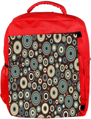 

Snoogg Eco Friendly Canvas Mixed Color Brown Designer Backpack Rucksack School Travel Unisex Casual Canvas Bag Bookbag Satchel 5 L Backpack(Red)