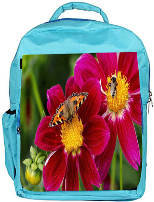 

Snoogg Eco Friendly Canvas Butterfly Seeking Honey Designer Backpack Rucksack School Travel Unisex Casual Canvas Bag Bookbag Satchel 5 L Backpack(Blue)
