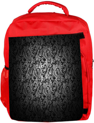 

Snoogg Eco Friendly Canvas Abstract Pattern Design Designer Backpack Rucksack School Travel Unisex Casual Canvas Bag Bookbag Satchel 5 L Backpack(Red)