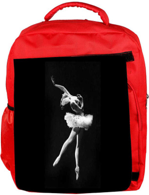 

Snoogg Eco Friendly Canvas Ballet Live Backpack Rucksack School Travel Unisex Casual Canvas Bag Bookbag Satchel 5 L Backpack(Red)