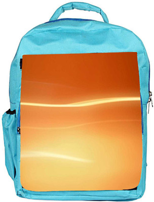 

Snoogg Eco Friendly Canvas Abstract Orange Design Designer Backpack Rucksack School Travel Unisex Casual Canvas Bag Bookbag Satchel 5 L Backpack(Blue)