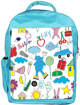 

Snoogg Eco Friendly Canvas Red Sky Designer Backpack Rucksack School Travel Unisex Casual Canvas Bag Bookbag Satchel 5 L Backpack(Blue)