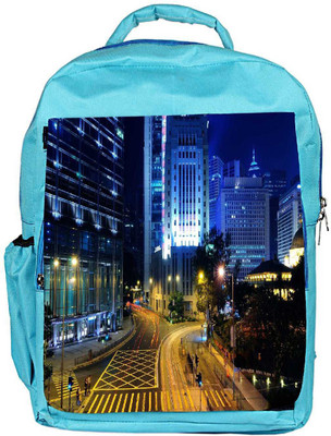 

Snoogg Eco Friendly Canvas Clean Roads Designer Backpack Rucksack School Travel Unisex Casual Canvas Bag Bookbag Satchel 5 L Backpack(Blue)