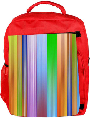 

Snoogg Eco Friendly Canvas Lite Multicolor Designer Backpack Rucksack School Travel Unisex Casual Canvas Bag Bookbag Satchel 5 L Backpack(Red)