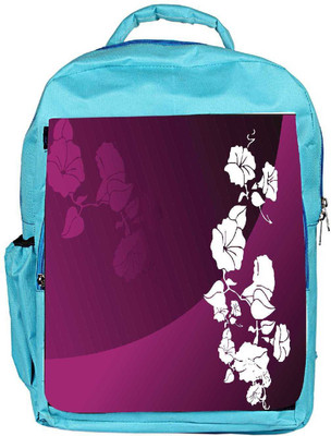 

Snoogg Eco Friendly Canvas Abstract Vector Wallpaper Of Floral Themes In Gradient Purple Backpack Rucksack School Travel Unisex Casual Canvas Bag Bookbag Satchel 5 L Backpack(Blue)