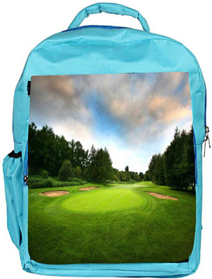 

Snoogg Eco Friendly Canvas Big Golf Court Designer Backpack Rucksack School Travel Unisex Casual Canvas Bag Bookbag Satchel 5 L Backpack(Blue)