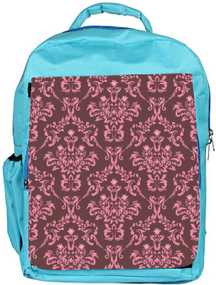

Snoogg Eco Friendly Canvas Pink Pattern Designer Backpack Rucksack School Travel Unisex Casual Canvas Bag Bookbag Satchel 5 L Backpack(Blue)