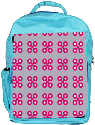 

Snoogg Eco Friendly Canvas Pink Pattern Designer Backpack Rucksack School Travel Unisex Casual Canvas Bag Bookbag Satchel 5 L Backpack(Blue)