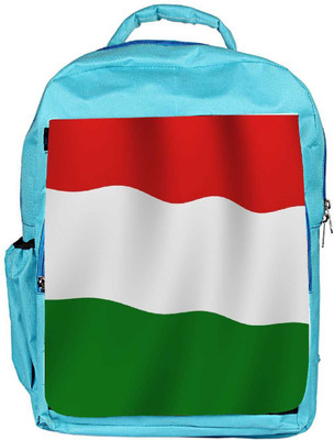 

Snoogg Eco Friendly Canvas Hungary Flag Designer Backpack Rucksack School Travel Unisex Casual Canvas Bag Bookbag Satchel 5 L Backpack(Blue)