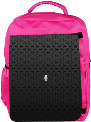 

Snoogg Eco Friendly Canvas White Block In Grey Design Designer Backpack Rucksack School Travel Unisex Casual Canvas Bag Bookbag Satchel 5 L Backpack(Pink)