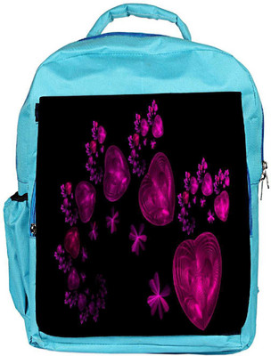 

Snoogg Eco Friendly Canvas Happy Valentine Heart Designer Backpack Rucksack School Travel Unisex Casual Canvas Bag Bookbag Satchel 5 L Backpack(Blue)