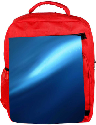 

Snoogg Eco Friendly Canvas Abstract Blue Pathway Designer Backpack Rucksack School Travel Unisex Casual Canvas Bag Bookbag Satchel 5 L Backpack(Red)