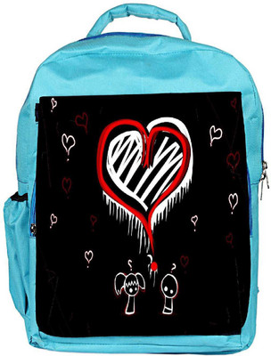 

Snoogg Eco Friendly Canvas World Best Love Designer Backpack Rucksack School Travel Unisex Casual Canvas Bag Bookbag Satchel 5 L Backpack(Blue)