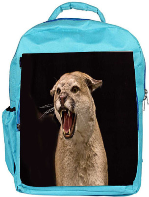 

Snoogg Eco Friendly Canvas Cougar Animal 158 Backpack Rucksack School Travel Unisex Casual Canvas Bag Bookbag Satchel 5 L Backpack(Blue)