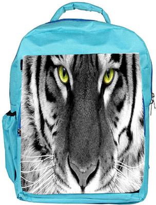 

Snoogg Eco Friendly Canvas White Tiger Designer Backpack Rucksack School Travel Unisex Casual Canvas Bag Bookbag Satchel 5 L Backpack(Blue)