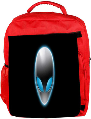 

Snoogg Eco Friendly Canvas Alien Mask Designer Backpack Rucksack School Travel Unisex Casual Canvas Bag Bookbag Satchel 5 L Backpack(Red)