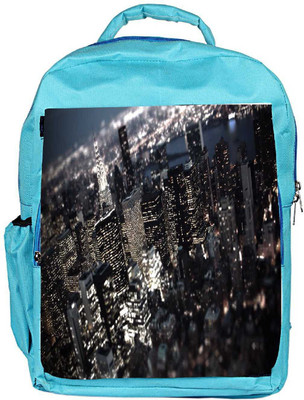 

Snoogg Eco Friendly Canvas Big Shark Designer Backpack Rucksack School Travel Unisex Casual Canvas Bag Bookbag Satchel 5 L Backpack(Blue)