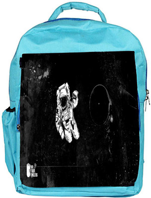 

Snoogg Eco Friendly Canvas Astronaut Designer Backpack Rucksack School Travel Unisex Casual Canvas Bag Bookbag Satchel 5 L Backpack(Blue)