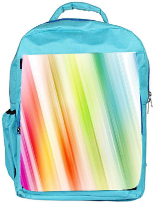 

Snoogg Eco Friendly Canvas Abstract Rays Designer Backpack Rucksack School Travel Unisex Casual Canvas Bag Bookbag Satchel 5 L Backpack(Blue)