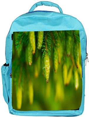 

Snoogg Eco Friendly Canvas Green Fruits Designer Backpack Rucksack School Travel Unisex Casual Canvas Bag Bookbag Satchel 5 L Backpack(Blue)