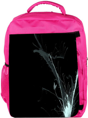 

Snoogg Eco Friendly Canvas Abstract Paint Splash Designer Backpack Rucksack School Travel Unisex Casual Canvas Bag Bookbag Satchel 5 L Backpack(Pink)