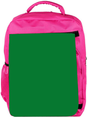 

Snoogg Eco Friendly Canvas Plain Green Designer Backpack Rucksack School Travel Unisex Casual Canvas Bag Bookbag Satchel 5 L Backpack(Pink)