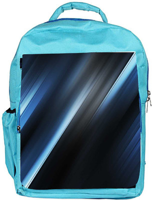 

Snoogg Eco Friendly Canvas Blue And Grey Layers Designer Backpack Rucksack School Travel Unisex Casual Canvas Bag Bookbag Satchel 5 L Backpack(Blue)