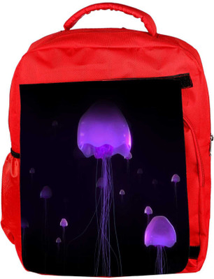 

Snoogg Eco Friendly Canvas Purple Black Octapus Designer Backpack Rucksack School Travel Unisex Casual Canvas Bag Bookbag Satchel 5 L Backpack(Red)