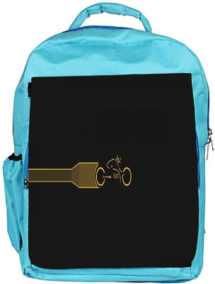 

Snoogg Eco Friendly Canvas Tron Legacy Designer Backpack Rucksack School Travel Unisex Casual Canvas Bag Bookbag Satchel 5 L Backpack(Blue)