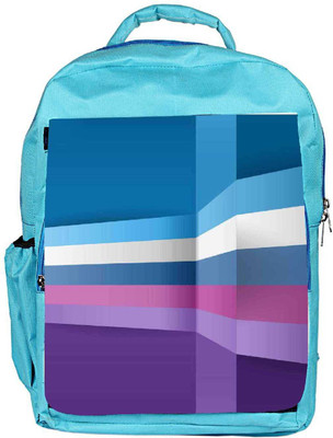 

Snoogg Eco Friendly Canvas 3D Layer Lines 2393 Backpack Rucksack School Travel Unisex Casual Canvas Bag Bookbag Satchel 5 L Backpack(Blue)