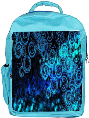 

Snoogg Eco Friendly Canvas Abstract Blue Patterned Designer Backpack Rucksack School Travel Unisex Casual Canvas Bag Bookbag Satchel 5 L Backpack(Blue)