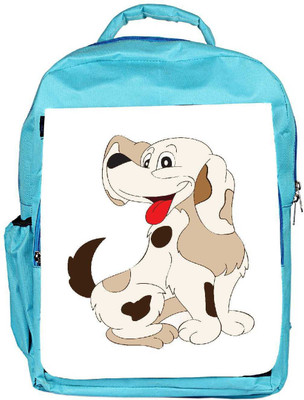 

Snoogg Eco Friendly Canvas Dog Backpack Rucksack School Travel Unisex Casual Canvas Bag Bookbag Satchel 5 L Backpack(Blue)