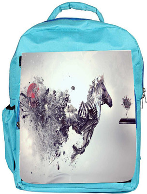 

Snoogg Eco Friendly Canvas Zebra Mechanism Designer Backpack Rucksack School Travel Unisex Casual Canvas Bag Bookbag Satchel 5 L Backpack(Blue)