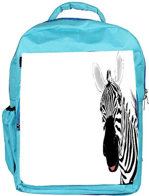 

Snoogg Eco Friendly Canvas Funny Zebra Designer Backpack Rucksack School Travel Unisex Casual Canvas Bag Bookbag Satchel 5 L Backpack(Blue)
