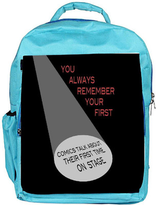 

Snoogg Eco Friendly Canvas First Blair Designer Backpack Rucksack School Travel Unisex Casual Canvas Bag Bookbag Satchel 5 L Backpack(Blue)