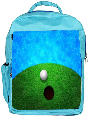 

Snoogg Eco Friendly Canvas Ball Near Water Golf Background Backpack Rucksack School Travel Unisex Casual Canvas Bag Bookbag Satchel 5 L Backpack(Blue)