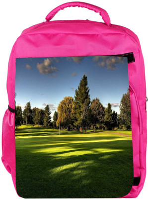 

Snoogg Eco Friendly Canvas Tress In Park Designer Backpack Rucksack School Travel Unisex Casual Canvas Bag Bookbag Satchel 5 L Backpack(Pink)