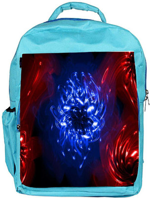 

Snoogg Eco Friendly Canvas Curves Abstract Designer Backpack Rucksack School Travel Unisex Casual Canvas Bag Bookbag Satchel 5 L Backpack(Blue)