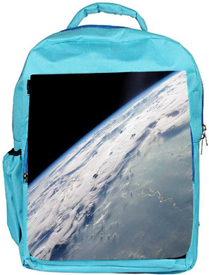 

Snoogg Eco Friendly Canvas Earth Image From The Top Designer Backpack Rucksack School Travel Unisex Casual Canvas Bag Bookbag Satchel 5 L Backpack(Blue)