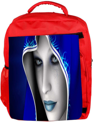 

Snoogg Eco Friendly Canvas Fantastique Art Digital Designer Backpack Rucksack School Travel Unisex Casual Canvas Bag Bookbag Satchel 5 L Backpack(Red)